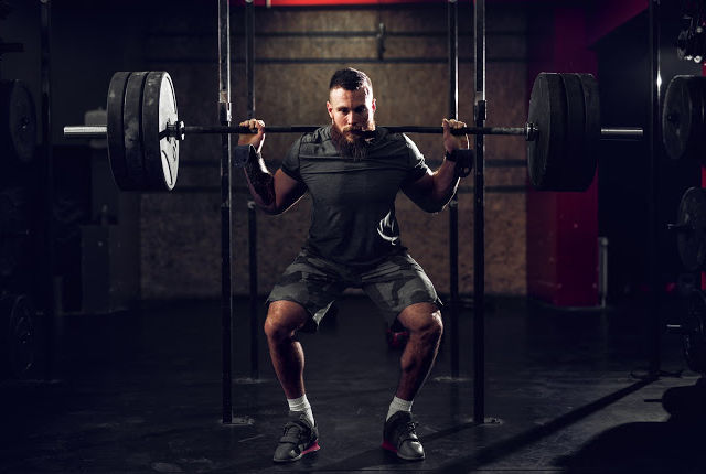 superset barbell squat