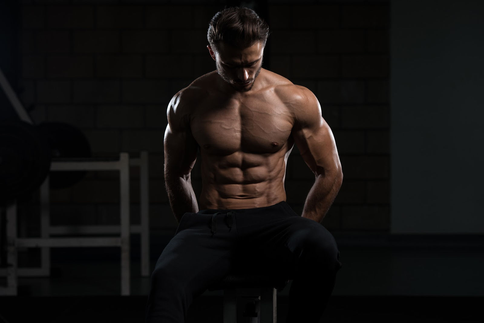 Muscular, fit male