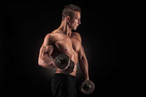 Man with Dumbbells